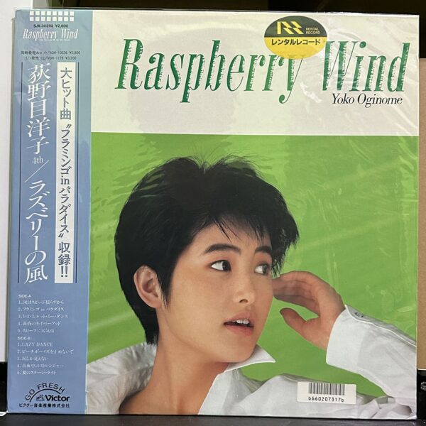 荻野目洋子 – ラズベリーの風 Raspberry Wind 黑膠唱片正面