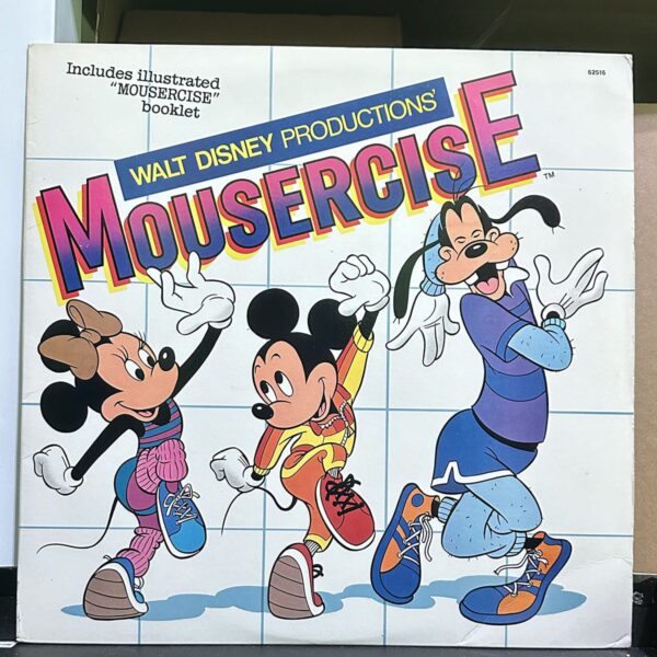 迪士尼 – Walt Disney Productions' Mousercise 黑膠唱片正面