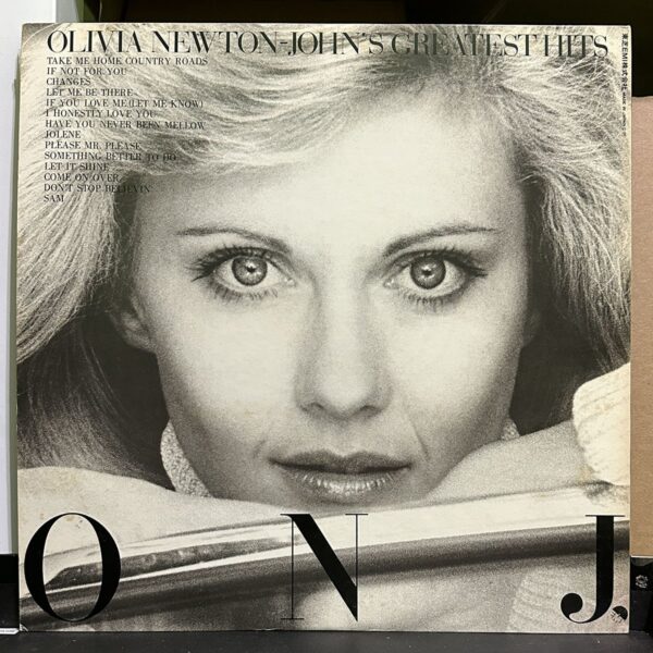 Olivia Newton-John – Olivia Newton-John's Greatest Hits 黑膠唱片背面