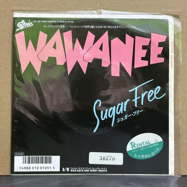 Wa Wa Nee – Sugar Free 黑膠唱片正面