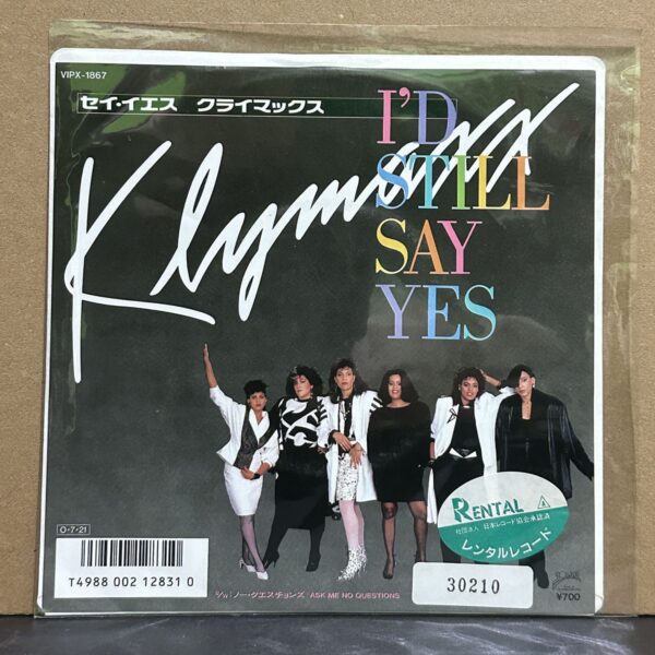 Klymaxx – I'd Still Say Yes 黑膠唱片正面