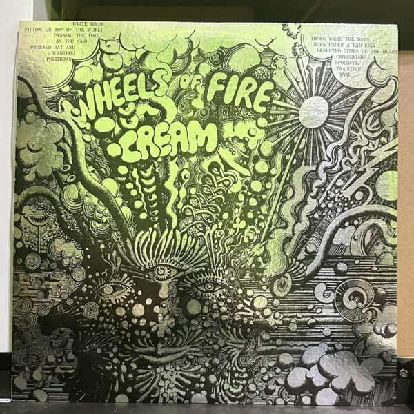 Cream – Wheels Of Fire 黑膠唱片背面