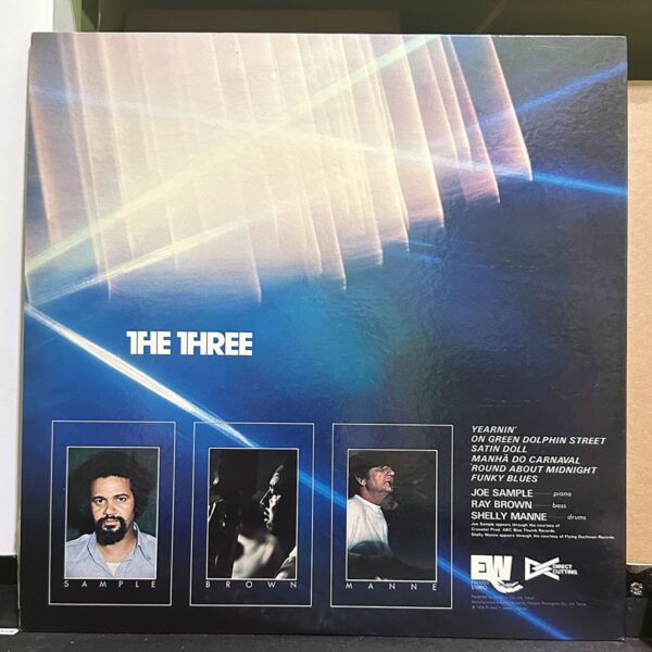 Joe Sample,Ray Brown,Shelly Manne – The Three 黑膠唱片背面