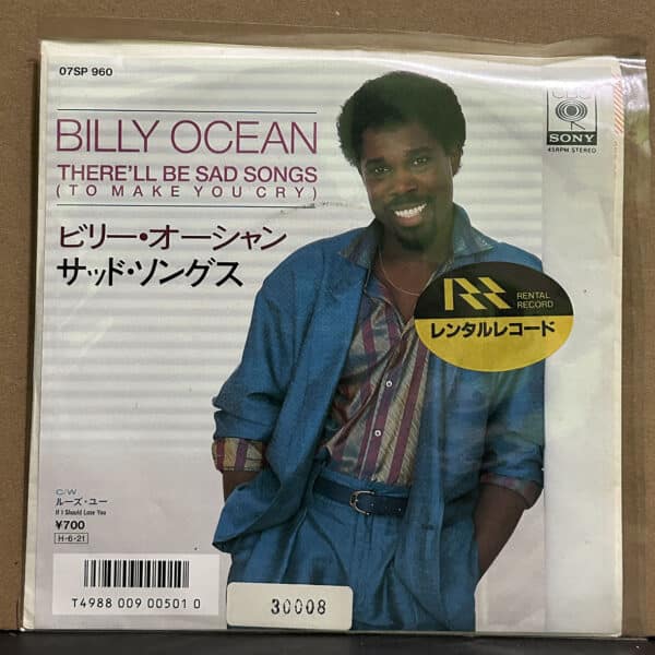 Billy Ocean – There'll Be Sad Songs (To Make You Cry) c/w If I Should Lose You 黑膠唱片正面