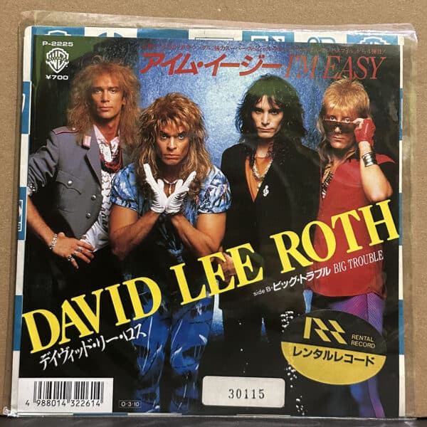 David Lee Roth – I'm Easy 黑膠唱片正面