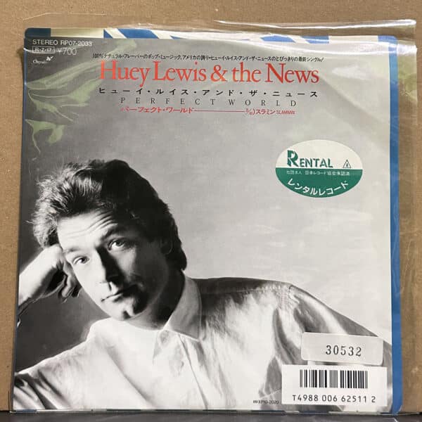 Huey Lewis & The News – Perfect World 黑膠唱片正面