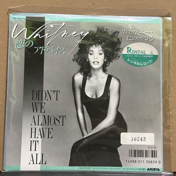 Whitney Houston – Didn't We Almost Have It All 黑膠唱片正面