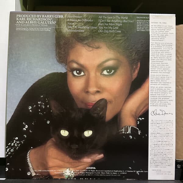 Dionne Warwick – Heartbreaker 黑膠唱片背面