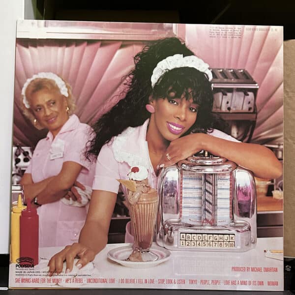 Donna Summer – She Works Hard For The Money 黑膠唱片背面