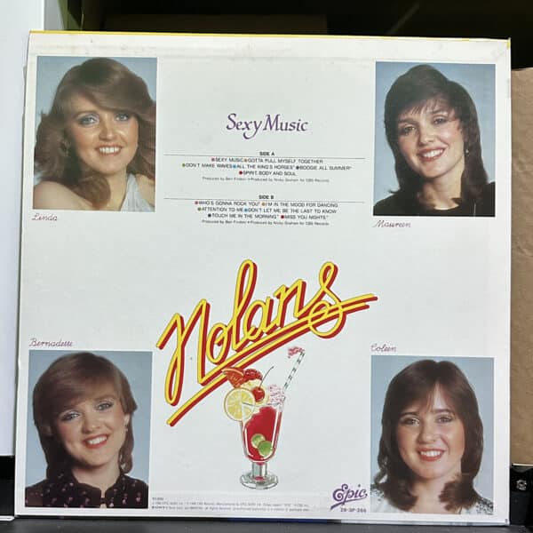 The Nolans – Sexy Music 黑膠唱片背面