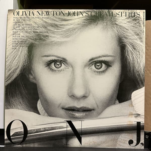 Olivia Newton-John – Olivia Newton-John's Greatest Hits 黑膠唱片背面