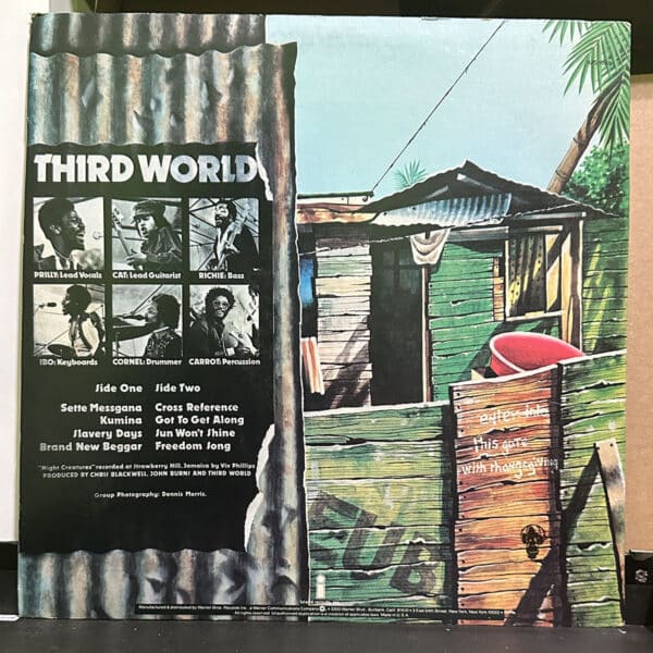 Third World – Third World 黑膠唱片背面