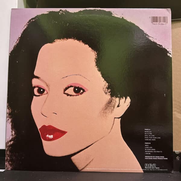 Diana Ross – Silk Electric 黑膠唱片背面