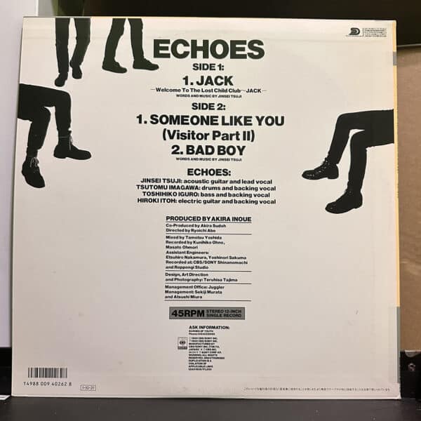 Echoes – Jack / Someone Like You (Visitor Part II) / Bad Boy 黑膠唱片背面