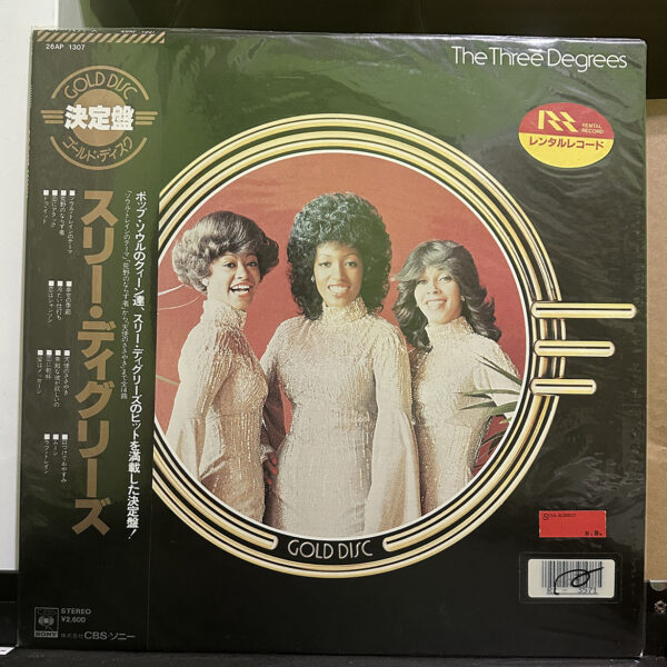 The Three Degrees – Gold Disc 黑膠唱片正面