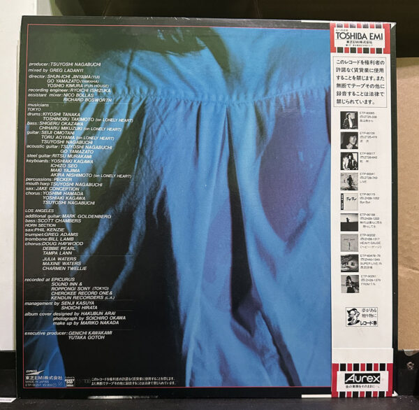 長渕剛 – Hold Your Last Chance ホールド・ユアー・ラスト・チャンス 黑膠唱片背面 | 驕陽唱片Sun Records 長渕剛 – Hold Your Last Chance ホールド・ユアー・ラスト・チャンス 黑膠唱片背面