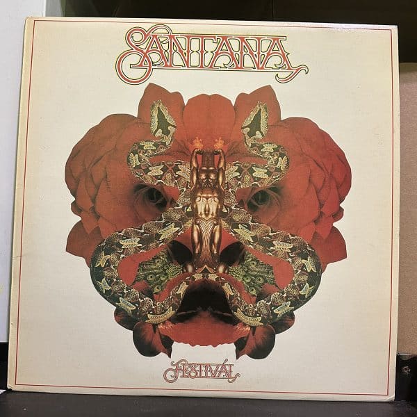 Santana – Festivál 黑膠唱片正面