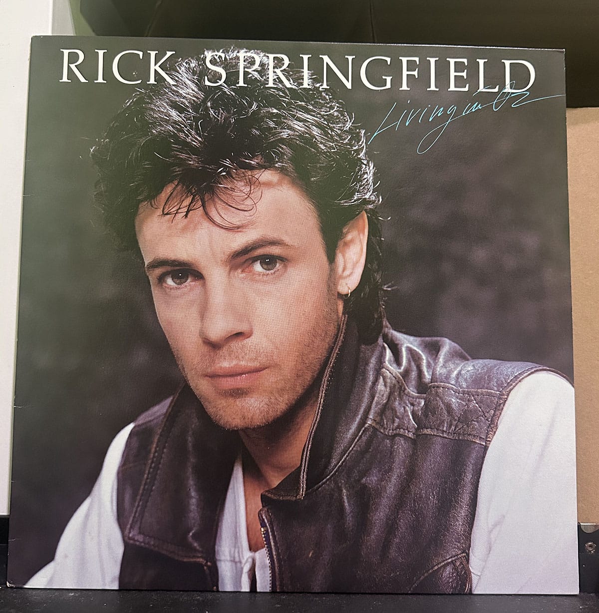 Rick Springfield – Living In Oz 黑膠唱片正面