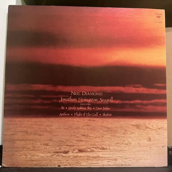 Neil Diamond – Jonathan Livingston Seagull (Original Motion Picture Sound Track) 黑膠唱片背面