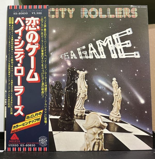 Bay City Rollers – It's A Game 黑膠唱片正面